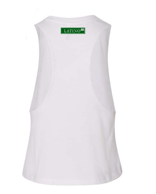 Latino Ave Women's Racerback Cropped Tank