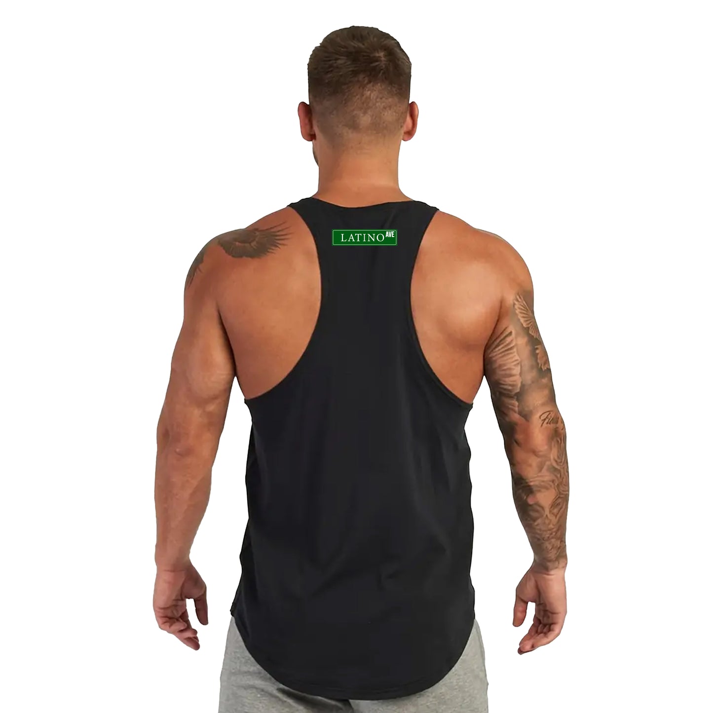 Latino Ave Stretch Low Side Tank Top